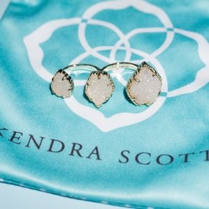 Kendra Scott Naomi Double Ring - Iridescent Drusy
